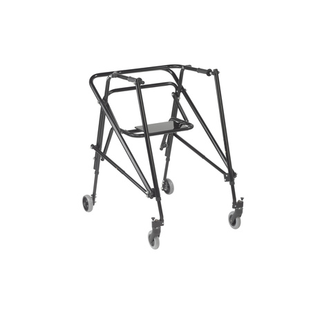 INSPIRED BY DRIVE Nimbo 2G Lightweight Posterior Walker w/ Seat, Extra Large, Black ka5200s-2geb